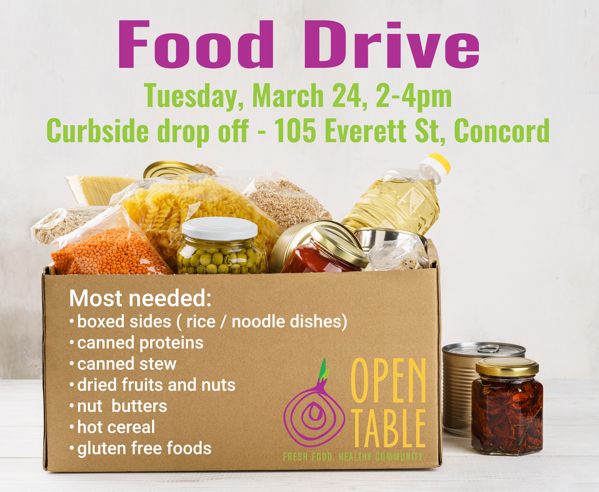 Food Drive 3-24-20