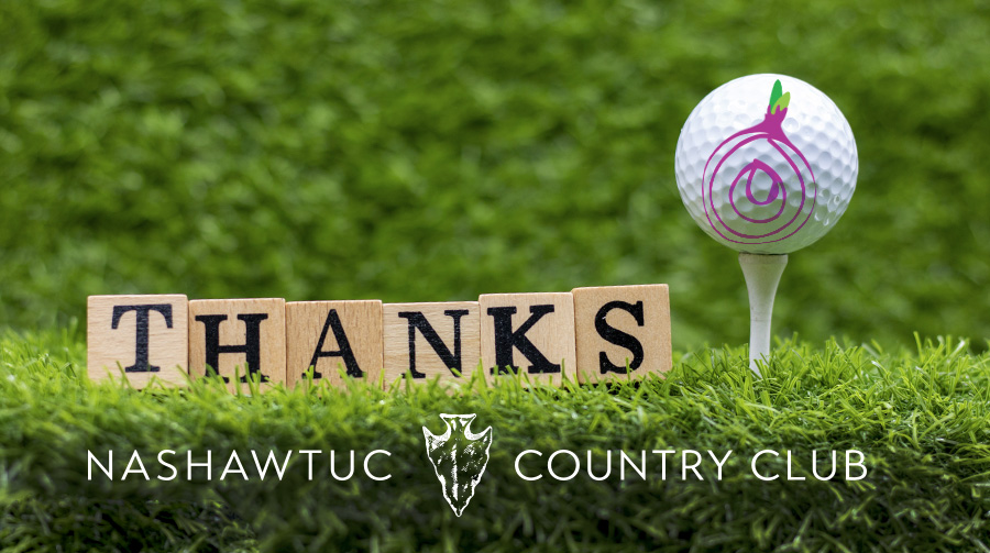 Thanks Nashawtuc Country Club with Golf Ball