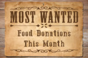 Most Wanted Food Donations This Month
