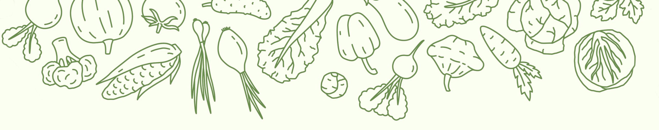 Veggies Banner down