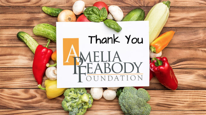 Thank You Amelia Peabody Foundation