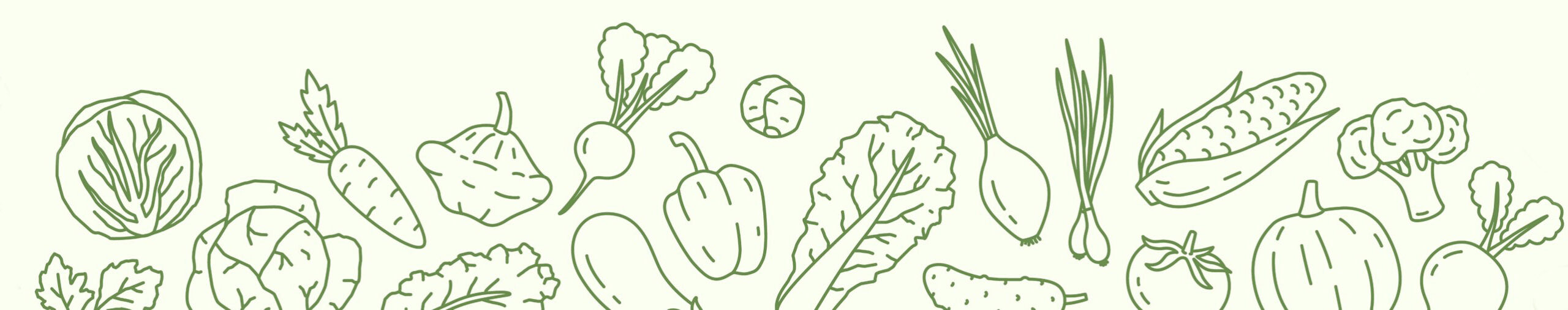 banner with image of vegetables