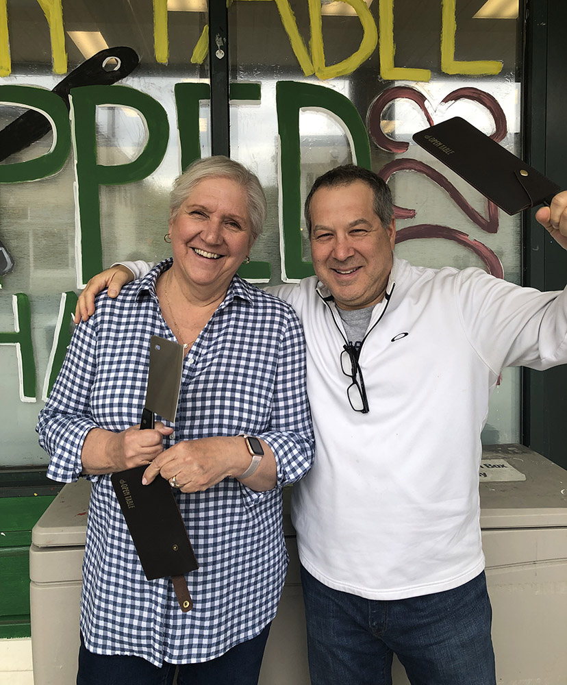 Chopped for Charity Chairs Norma Frye and Jonathan Magasanik