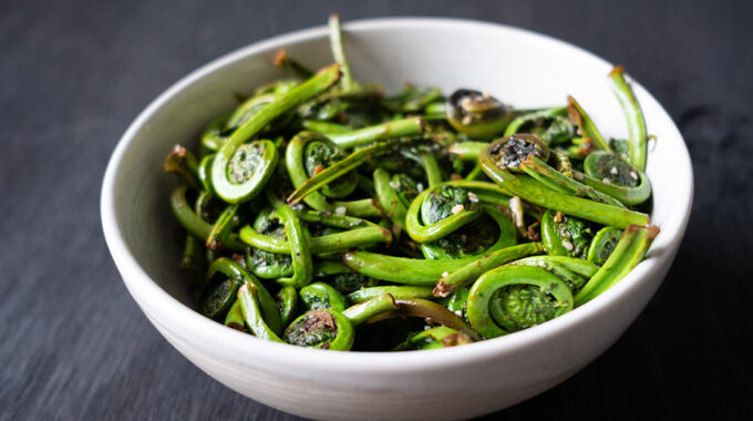 Sauteed Fiddleheads