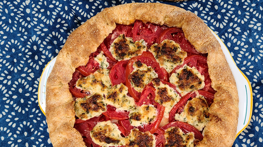 Tomato Cheese Pie