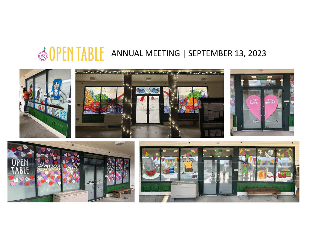 Open Table Annual Meeting 2023 Slide 2
