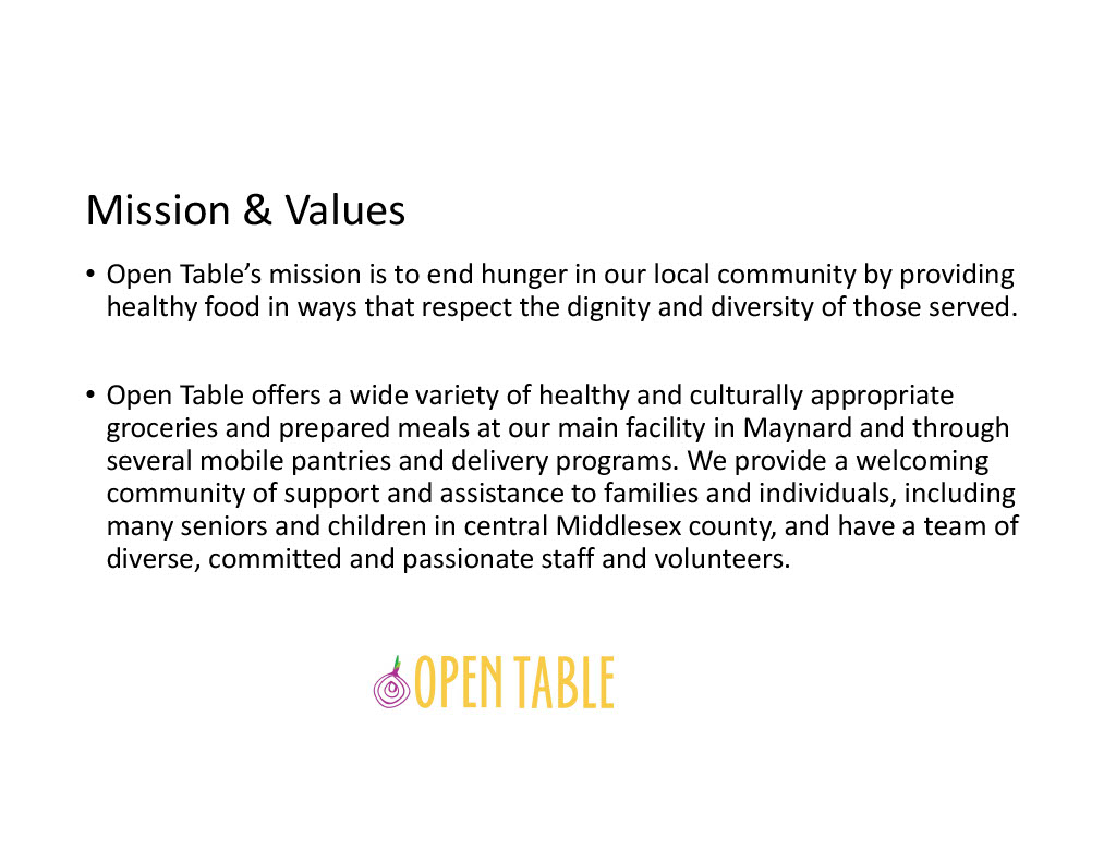 Open Table Annual Meeting 2023 Slide 3