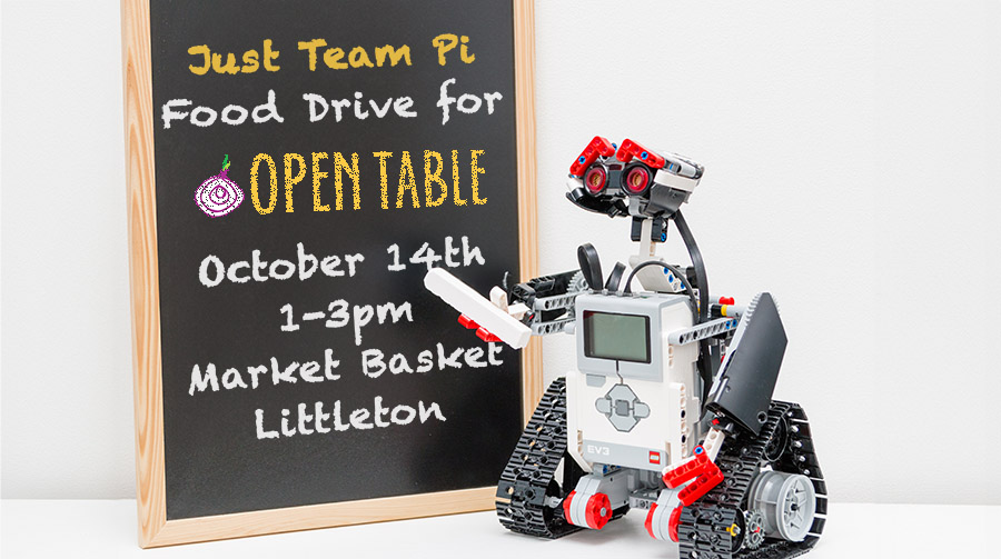 LEGO team food drive