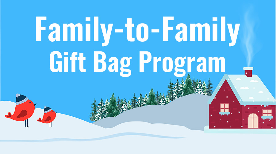 Family to Family gift bag program header