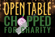 Open Table Chopped For Charity Logo On Dark Background