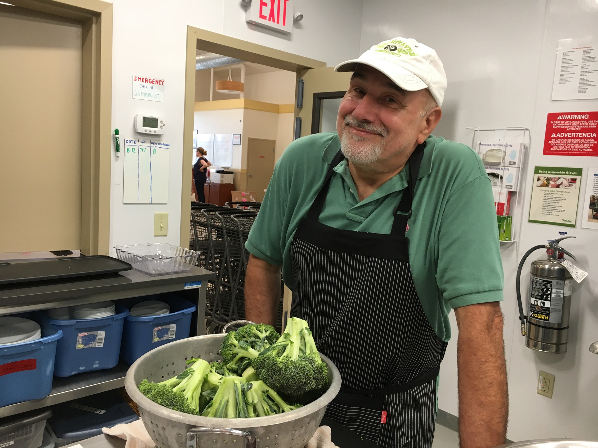 Tom Marshall and broccoli