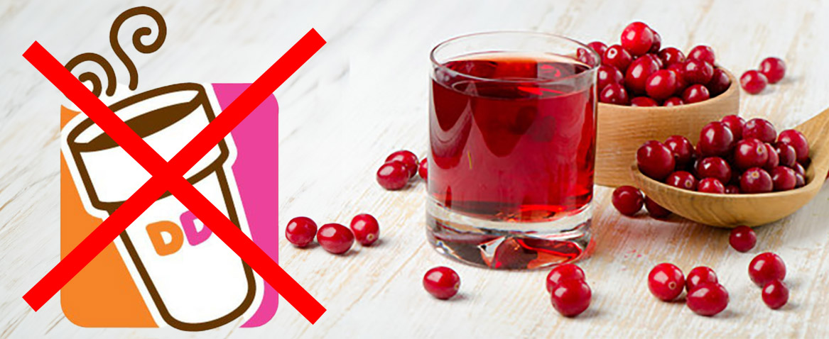 Cranberry juice is Massachusetts' official state beverage (not Dunkin')