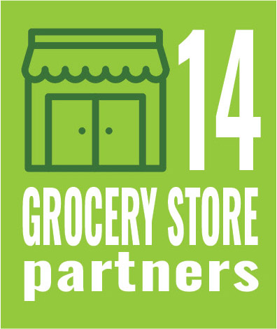 14 grocery store partners