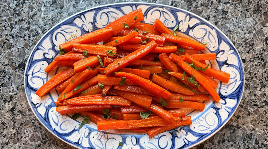 Honey Cumin Roasted Carrots